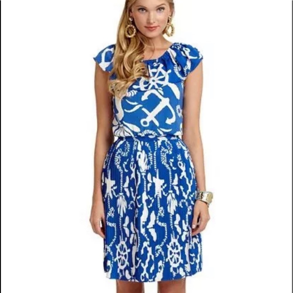Lilly Pulitzer Nautical Midi Dress